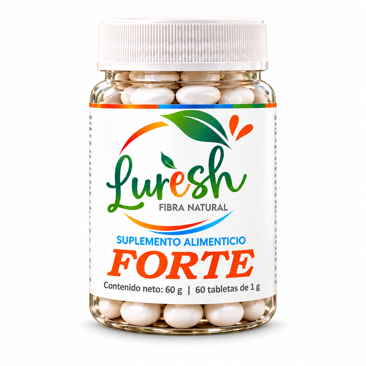 Lurésh Forte – Fibra natural, 60 tabletas